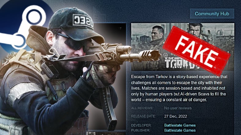 Steam’de Sahte Escape From Tarkov Satılmaya Çalışıldı!