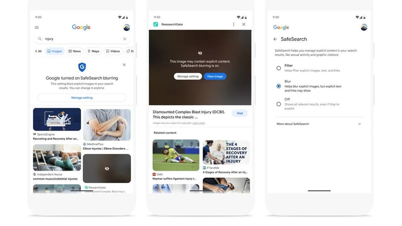 Google, arama sonuçlarında müstehcen görselleri bulanıklaştıracak