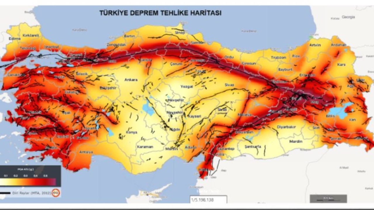 Türkiye Deprem Tehlike Haritası Nasıl Kullanılır? Deprem Riski Nasıl Sorgulanır?