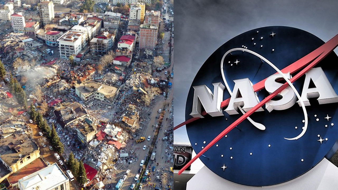 Yaşanan büyük deprem uzaydan görüntüledi! İşte öncesi ve sonrası…