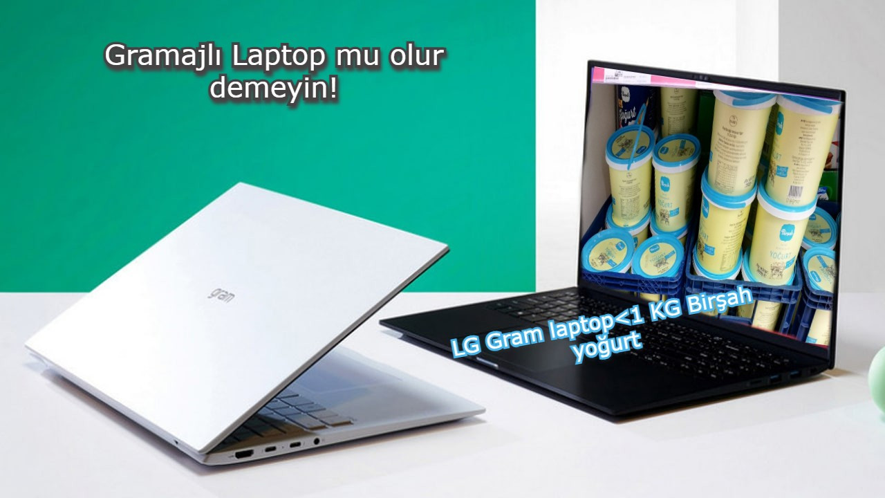 A101’den aldığınız 1 KG Birşah yoğurttan bile daha hafif: LG Gram ile tanışın!