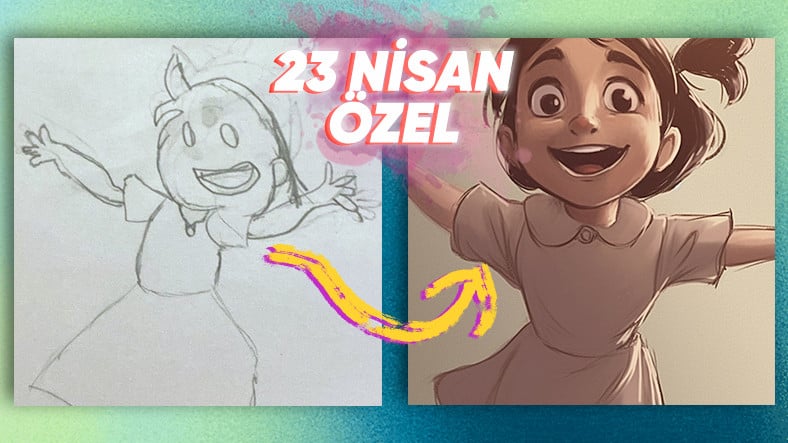 Çocukların Çizimlerini Yapay Zekâ ile Yeniden Tasarladık