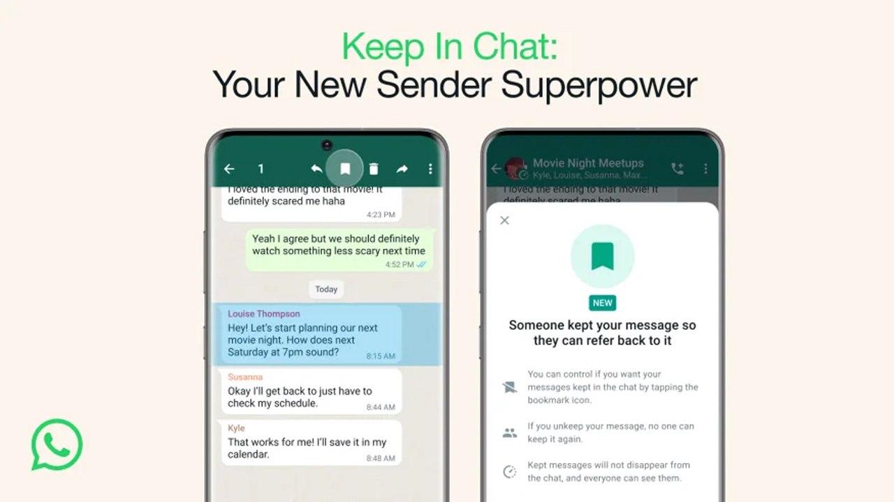 WhatsApp’ın kaybolan mesajları artık kaybolmayacak; tabi eğer gönderen kabul ederse…