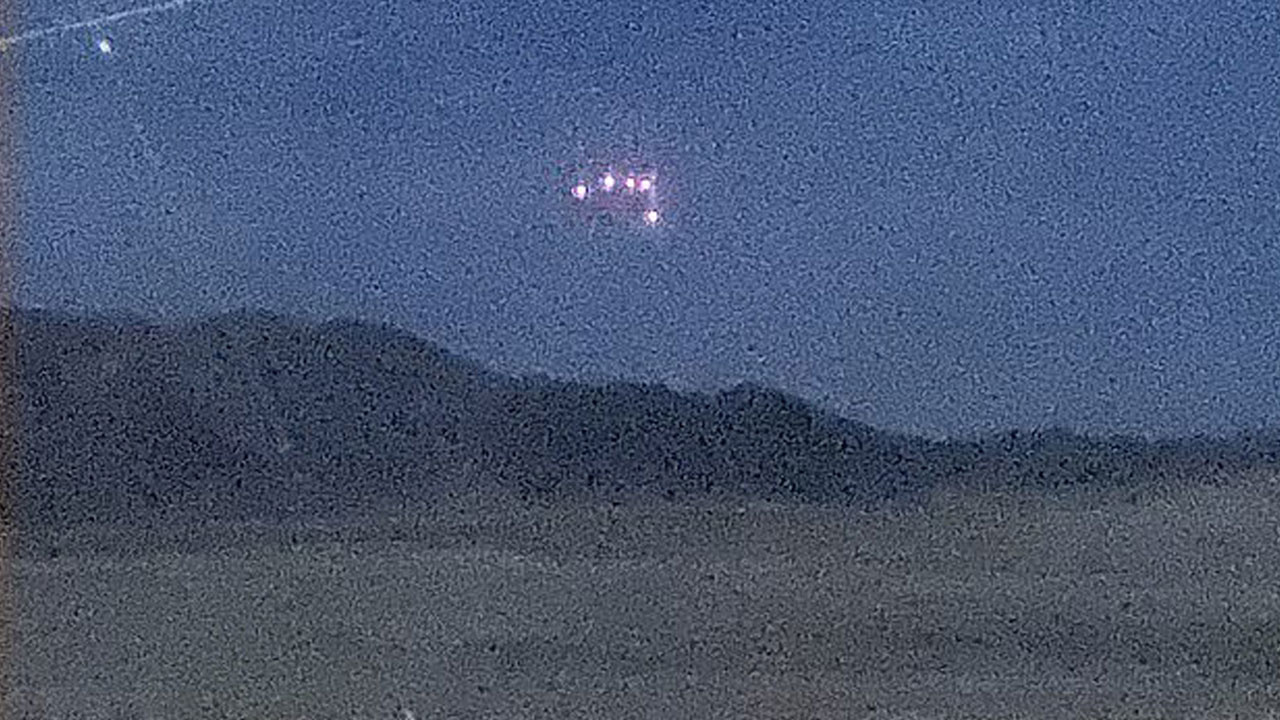 Kaliforniya’daki gizemli “UFO” görüntüleri gündem oldu