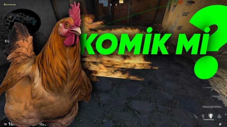 Counter-Strike 2’de Tuhaf Bir Mekanik Ortaya Çıktı: Molotof Ateşinde Kızarmış Tavuk [Video]