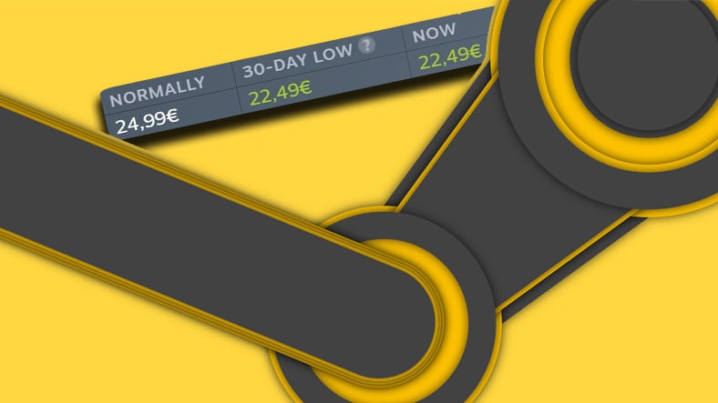 Steam, Oyunların Son 30 Gündeki En Düşük Fiyatını Gösteriyor – Webtekno