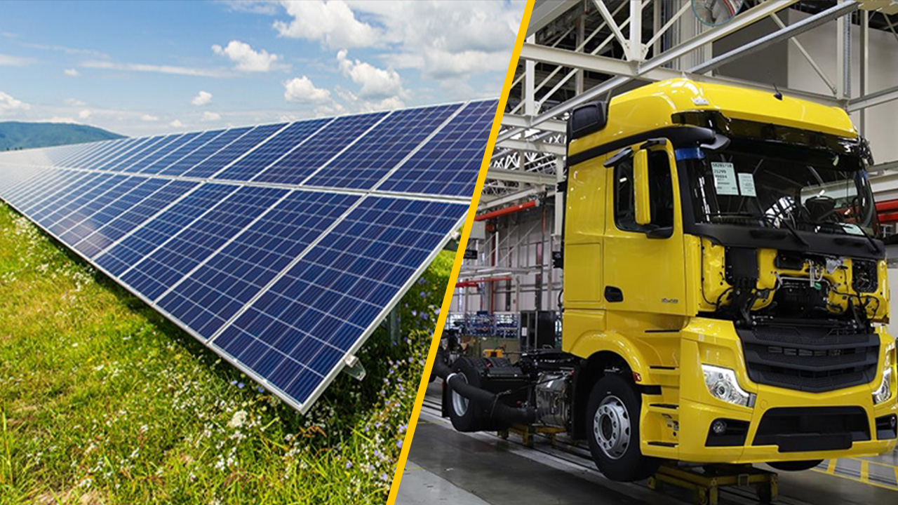 Mercedes, Aksaray’daki kamyon fabrikasına güneş enerjisiyle güç verecek!