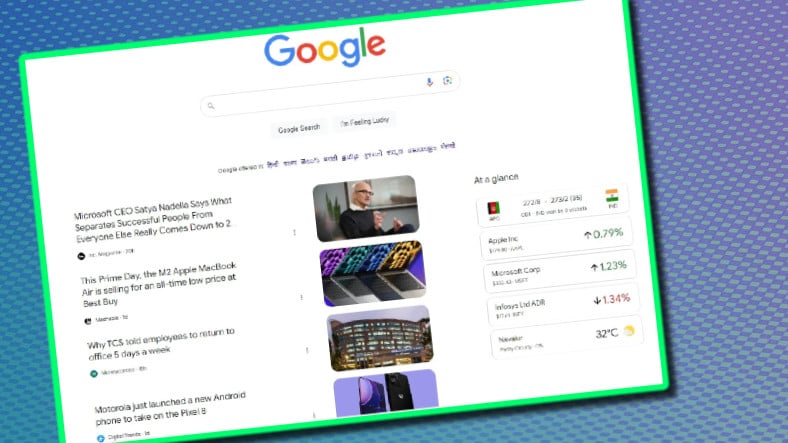 Google Arama’nın Ana Sayfasına “Keşfet” Geliyor: Hava Durumu, Haberler ve Daha Fazlasını Gösterecek!
