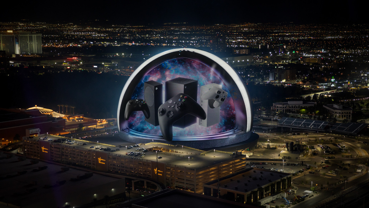 Tarihin gördüğü en iyi reklamlardan biri mi? Microsoft’un dev Las Vegas “küresi” üzerinde yayınladığı Xbox reklamı büyüledi