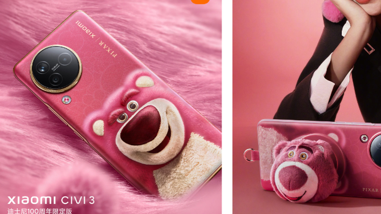 Xiaomi Civi 3 Disney Strawberry Bear sınırlı sayıda üretilecek