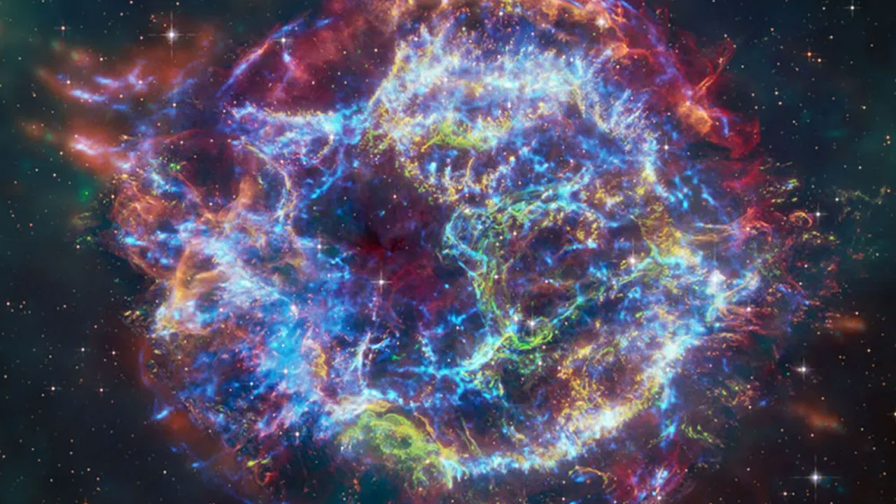 James Webb ve diğer NASA teleskopları, Cassiopia A’nın “Yeşil Canavarı”nı böyle görüntüledi