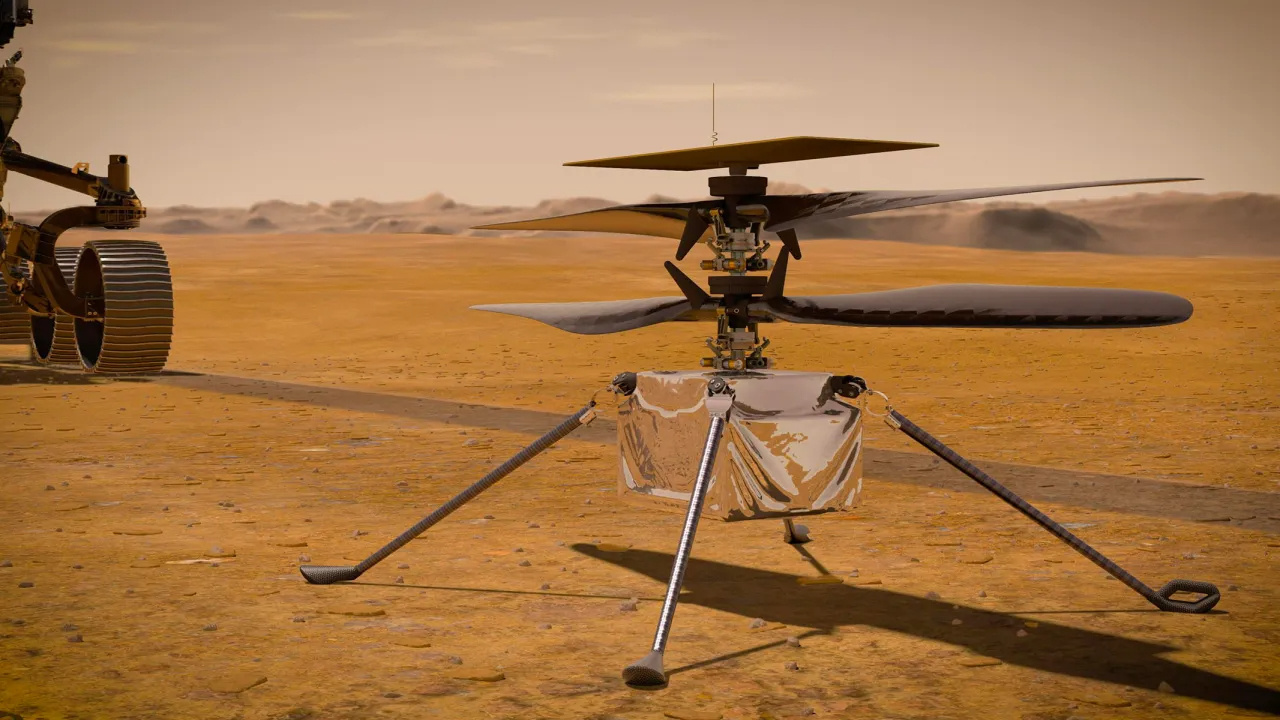 NASA’nın Mars helikopteri Ingeniuty, 70. uçuşunu yeni bir rekorla kutluyor